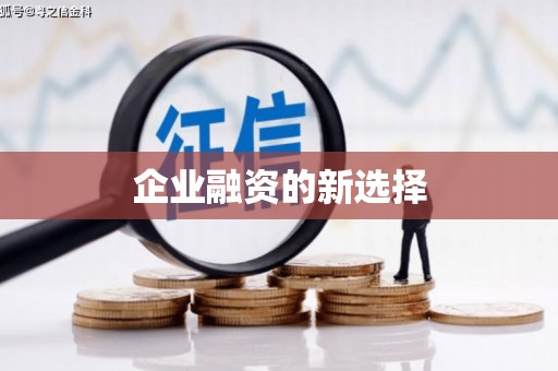 沽源企业融资的新选择