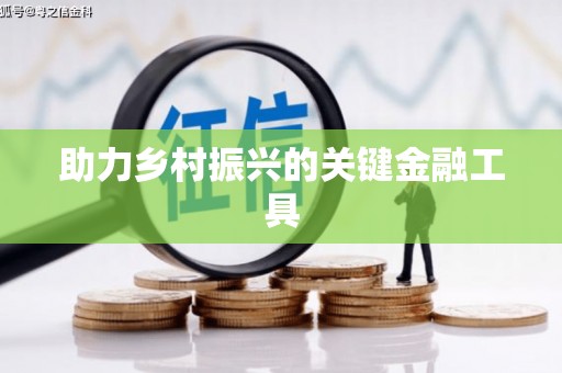 沽源助力乡村振兴的关键金融工具