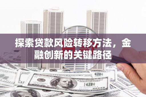 沽源探索贷款风险转移方法，金融创新的关键路径