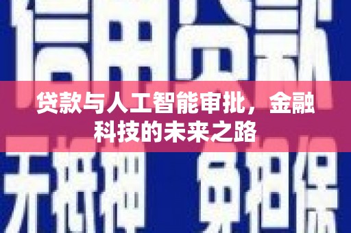 沽源贷款与人工智能审批，金融科技的未来之路