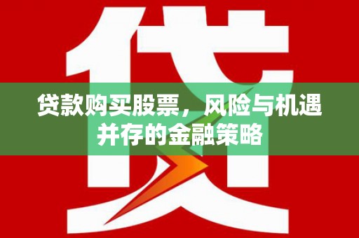 沽源贷款购买股票，风险与机遇并存的金融策略