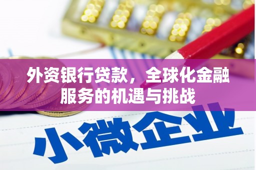 沽源外资银行贷款，全球化金融服务的机遇与挑战