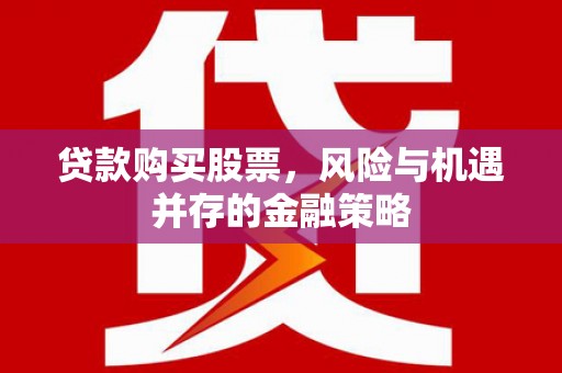 沽源贷款购买股票，风险与机遇并存的金融策略